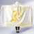 Be Bold Go Gold Polyneisan Ribbon Childhood Personalised Hooded Blanket