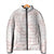 White Sunday Lotu Tamaiti Padded Jacket Polynesian Wave Pastel Blush - Polynesian Pride