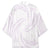 White Sunday Lotu Tamaiti Kimono Polynesian Wave Pastel Mauve - Polynesian Pride