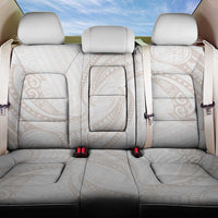 White Sunday Lotu Tamaiti Back Car Seat Cover Polynesian Wave Pastel Nude - Polynesian Pride