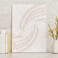 White Sunday Lotu Tamaiti Canvas Wall Art Polynesian Wave Pastel Nude LT9 Without Frame Nude - Polynesian Pride