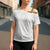 White Sunday Lotu Tamaiti Cross Shoulder Shirt Polynesian Wave Pastel Nude - Polynesian Pride