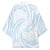 White Sunday Lotu Tamaiti Kimono Polynesian Wave Pastel Sky Blue - Polynesian Pride