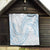White Sunday Lotu Tamaiti Quilt Polynesian Wave Pastel Sky Blue - Polynesian Pride
