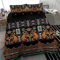 Black Batik Papua-inspired Pattern Bedding Set - Polynesian Pride