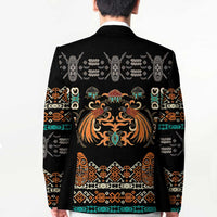 Black Batik Papua-inspired Pattern Blazer - Polynesian Pride