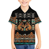 Black Batik Papua-inspired Pattern Hawaiian Shirt LT9 - Polynesian Pride