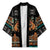 Black Batik Papua-inspired Pattern Kimono - Polynesian Pride
