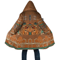 Terracotta Batik Papua-inspired Pattern Cloak - Polynesian Pride