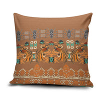 Terracotta Batik Papua-inspired Pattern Pillow Cover - Polynesian Pride