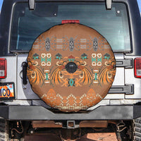 Terracotta Batik Papua-inspired Pattern Spare Tire Cover - Polynesian Pride