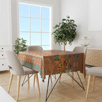 Terracotta Batik Papua-inspired Pattern Tablecloth LT9 - Polynesian Pride