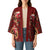 Oxblood Bird of Batik Papua Kimono Exotic Natural Wealth of Papua - Polynesian Pride