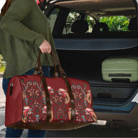 Oxblood Bird of Batik Papua Travel Bag Exotic Natural Wealth of Papua - Polynesian Pride