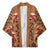 Terracotta Bird of Batik Papua Kimono Exotic Natural Wealth of Papua - Polynesian Pride