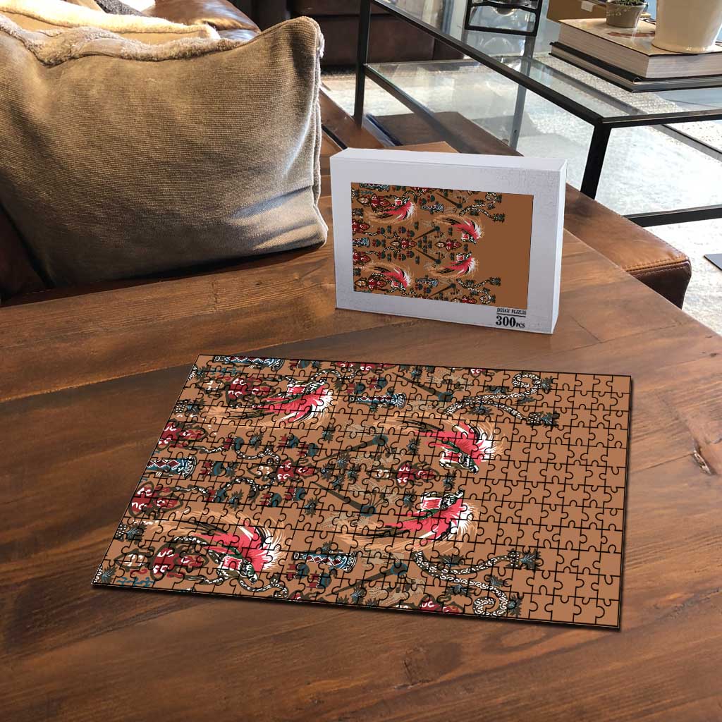 Terracotta Bird of Batik Papua Puzzle Exotic Natural Wealth of Papua LT9 - Polynesian Pride