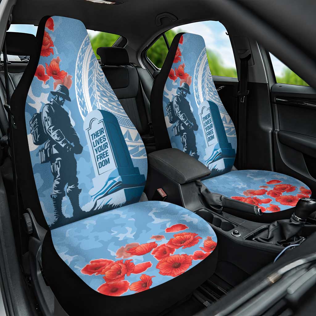 FSM Verterans Day Car Seat Cover Their Lives Your Freedom