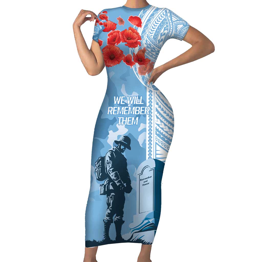 FSM Verterans Day Family Matching Short Sleeve Bodycon Dress and Hawaiian Shirt Their Lives Your Freedom