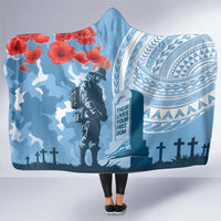 FSM Verterans Day Hooded Blanket Their Lives Your Freedom