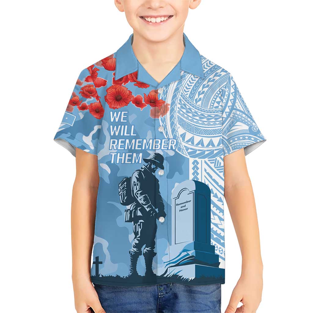 FSM Verterans Day Kid Hawaiian Shirt Their Lives Your Freedom