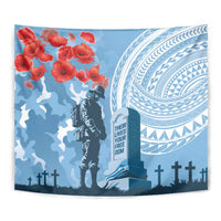 FSM Verterans Day Tapestry Their Lives Your Freedom LT9 - Polynesian Pride
