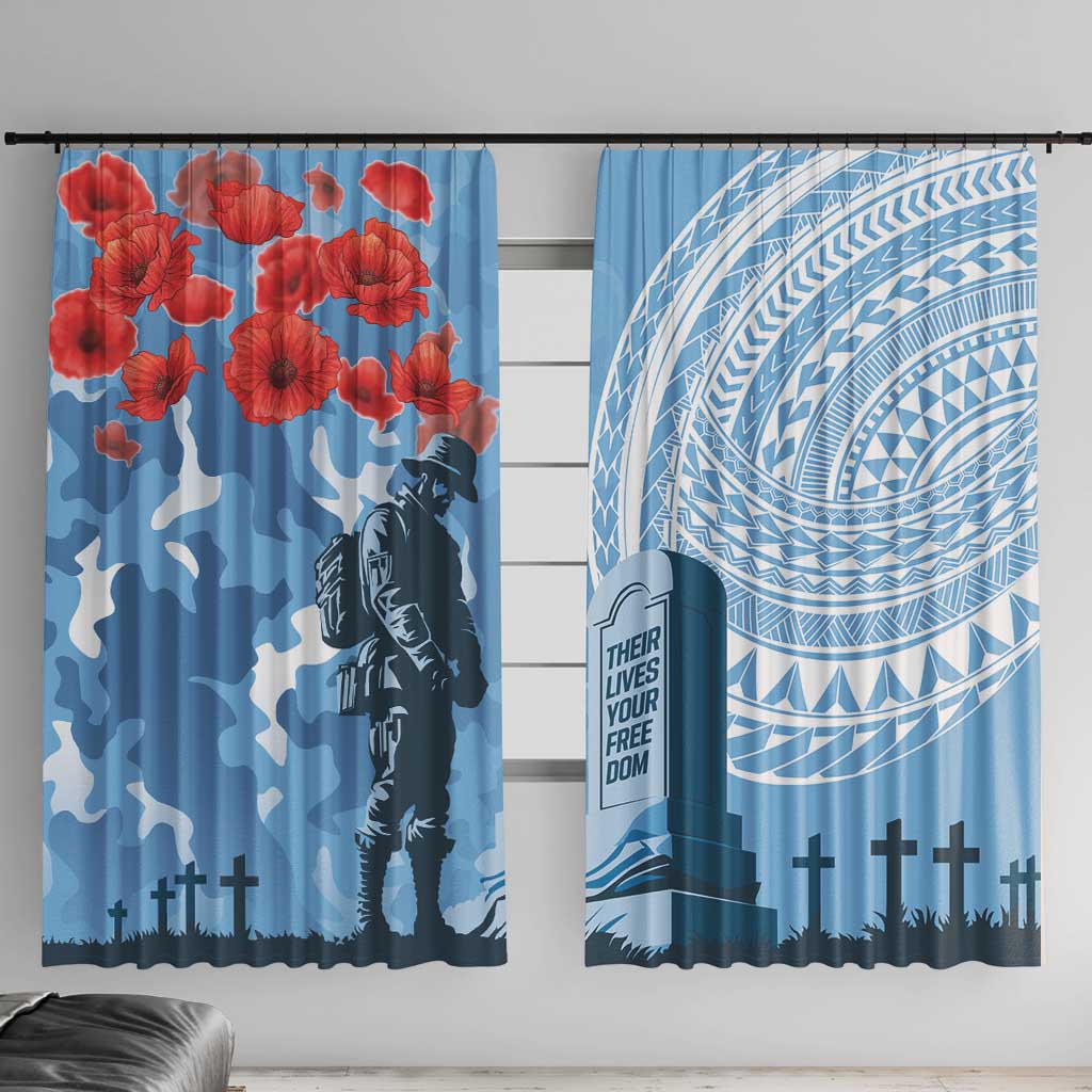 FSM Verterans Day Window Curtain Their Lives Your Freedom