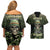 Veterans Day Couples Matching Off Shoulder Short Dress and Hawaiian Shirt War Never Leaves A Veteran Proud Military