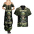 Veterans Day Couples Matching Summer Maxi Dress and Hawaiian Shirt War Never Leaves A Veteran Proud Military
