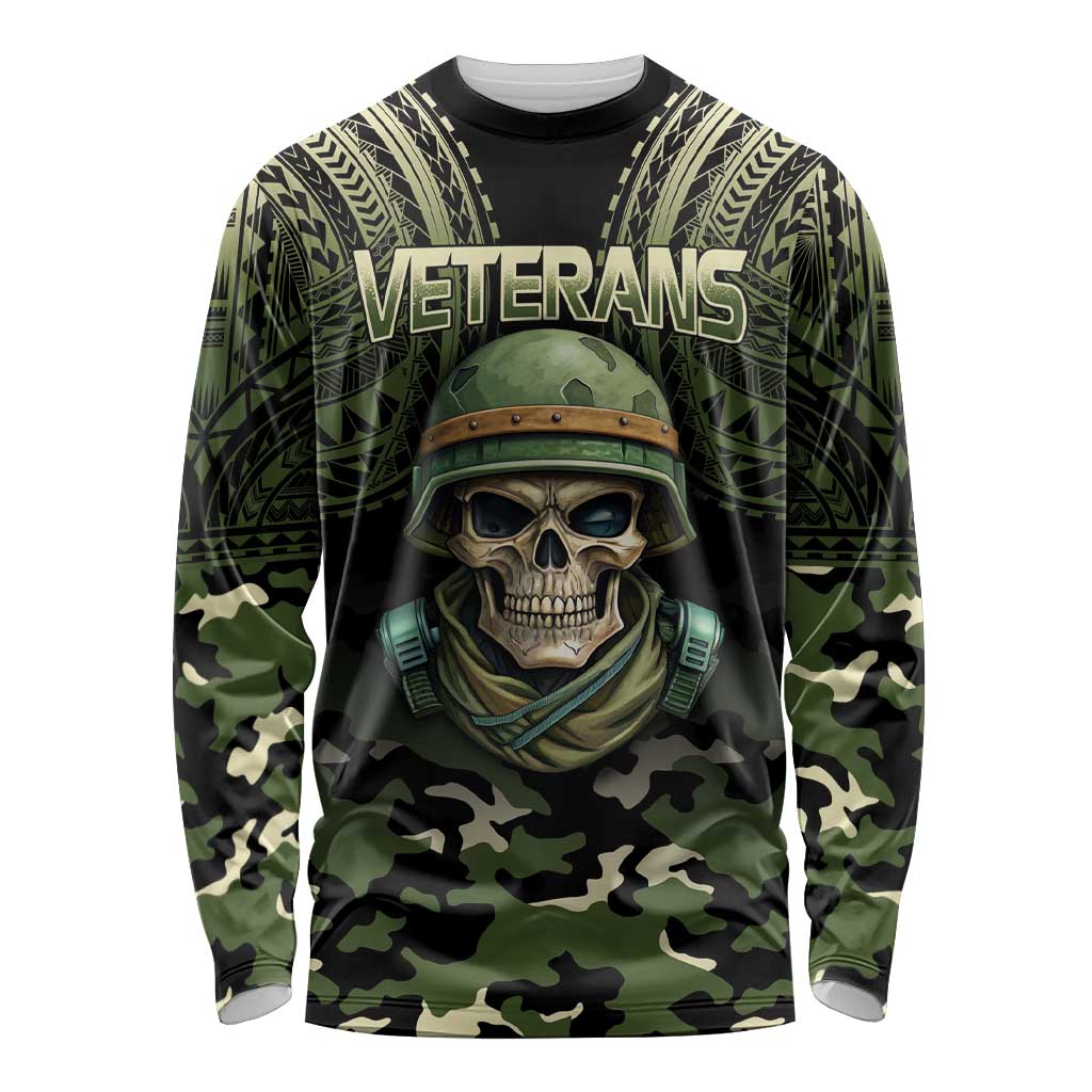 Veterans Day Long Sleeve Shirt War Never Leaves A Veteran Proud Military