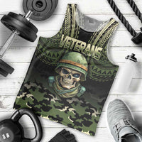 Veterans Day Men Tank Top War Never Leaves A Veteran Proud Military LT9 - Polynesian Pride
