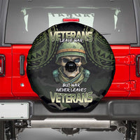 Veterans Day Spare Tire Cover War Never Leaves A Veteran Proud Military LT9 - Polynesian Pride