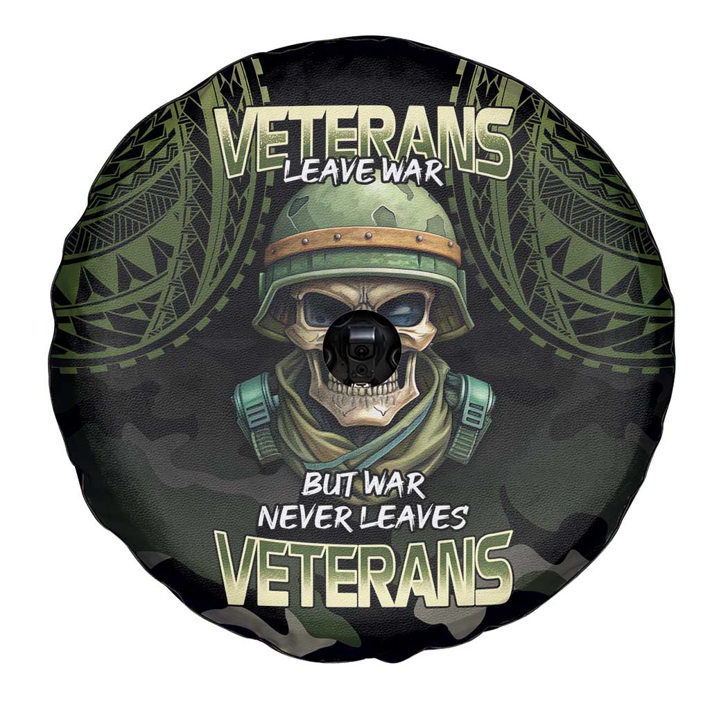 Veterans Day Spare Tire Cover War Never Leaves A Veteran Proud Military LT9 - Polynesian Pride