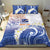 Marshall Islands Manit Day Bedding Set Plumeria and Polynesian Tribal