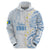 Palau 1981 Tribal Tattoo Hoodie with Belau Plumeria Flowers