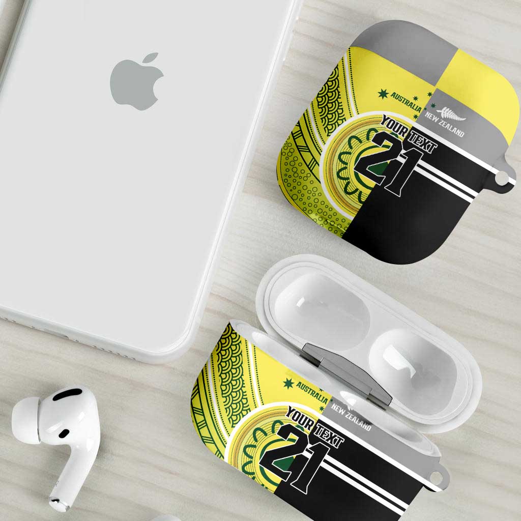 Custom Cricket AUNZ Spirit AirPods Case Aussie New Zealand Retro Edition - Polynesian Pride