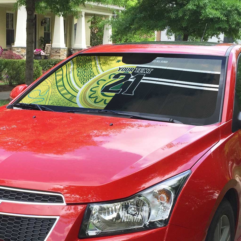 Custom Cricket AUNZ Spirit Auto Sun Shade Aussie New Zealand Retro Edition - Polynesian Pride