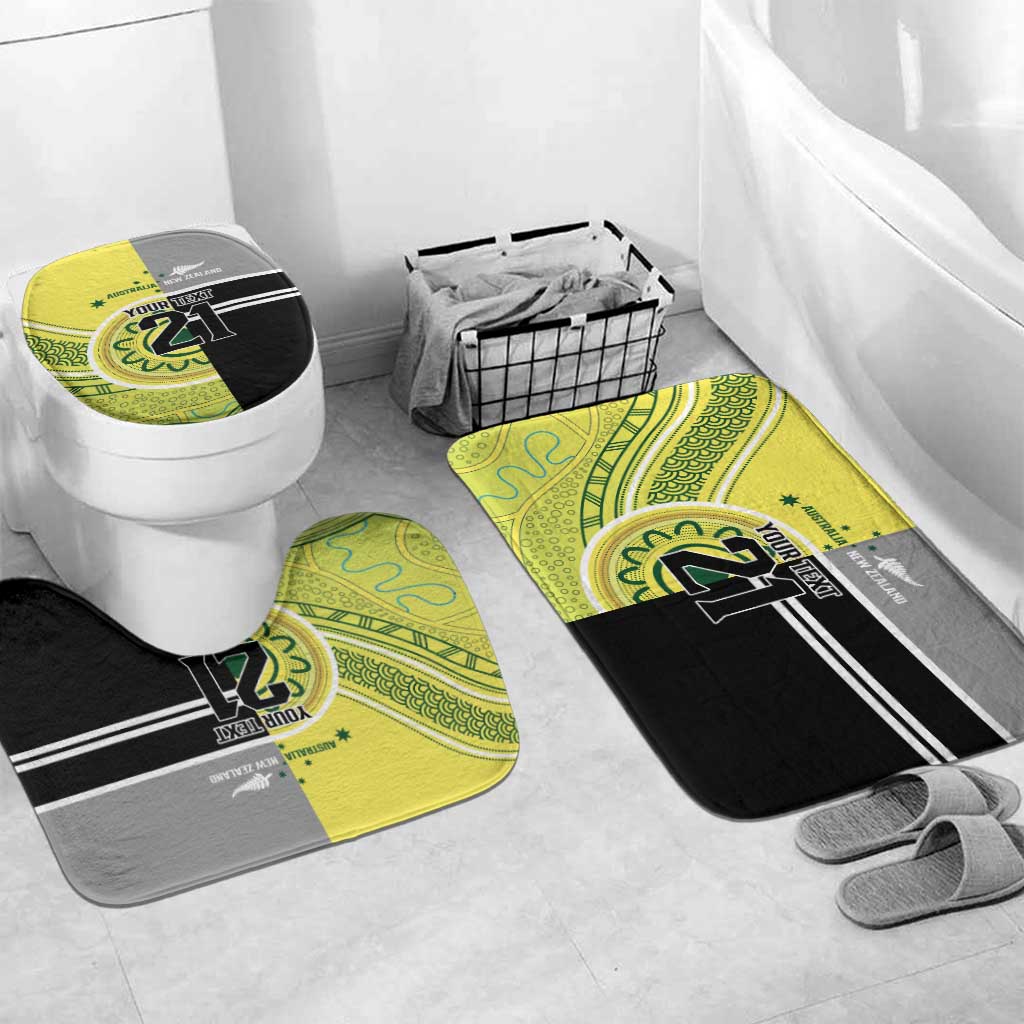 Custom Cricket AUNZ Spirit Bathroom Set Aussie New Zealand Retro Edition - Polynesian Pride