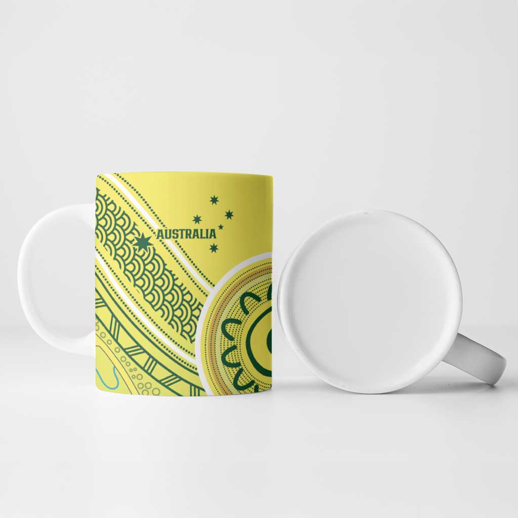 Custom Cricket AUNZ Spirit Ceramic Mug Aussie New Zealand Retro Edition - Polynesian Pride
