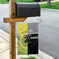 Custom Cricket AUNZ Spirit Garden Flag Aussie New Zealand Retro Edition - Polynesian Pride