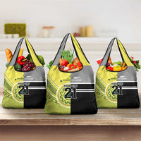 Custom Cricket AUNZ Spirit Grocery Bag Aussie New Zealand Retro Edition - Polynesian Pride