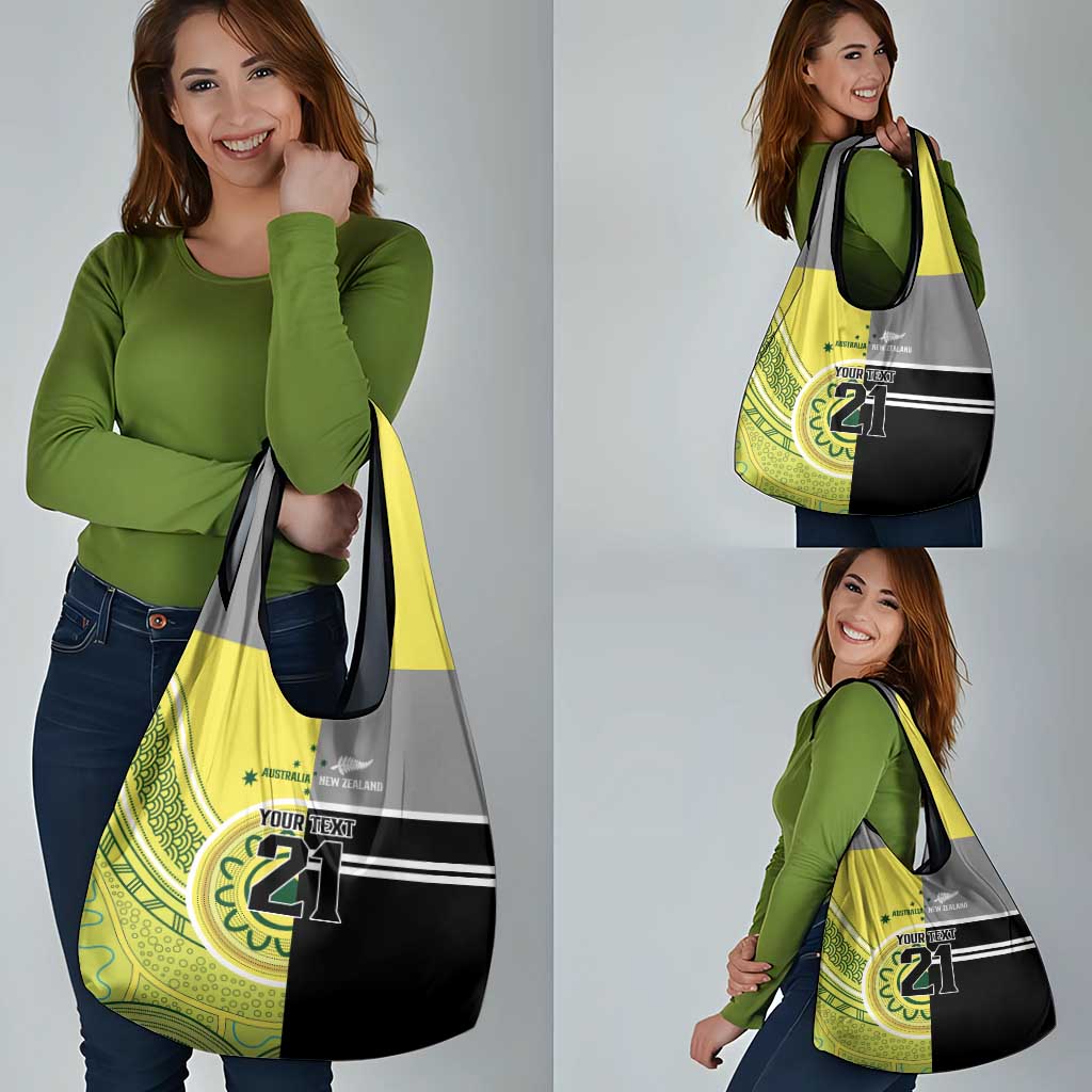 Custom Cricket AUNZ Spirit Grocery Bag Aussie New Zealand Retro Edition - Polynesian Pride