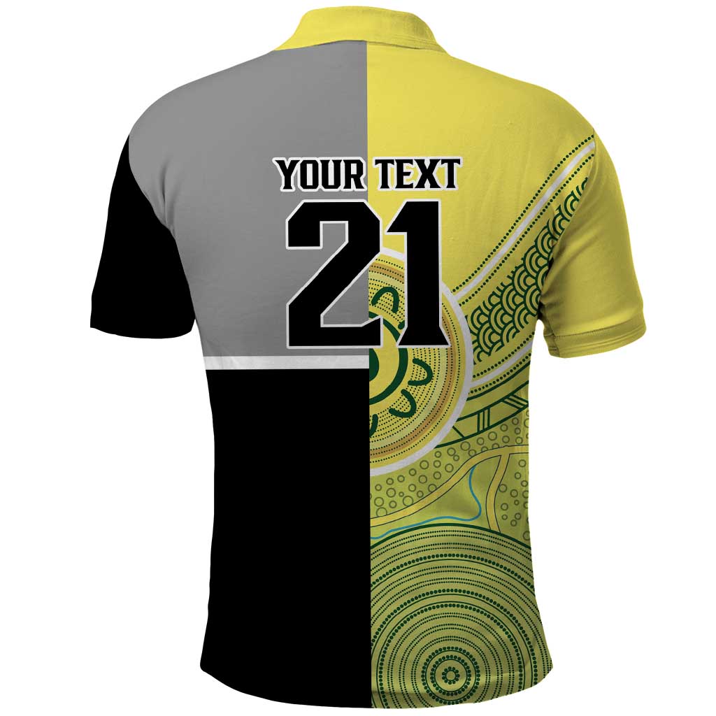 Custom Cricket AUNZ Spirit Polo Shirt Aussie New Zealand Retro Edition - Polynesian Pride