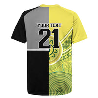 Custom Cricket AUNZ Spirit Rugby Jersey Aussie New Zealand Retro Edition - Polynesian Pride