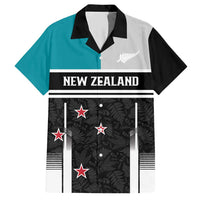 Custom NZ Cricket Pride Hawaiian Shirt Silver Fern Fan Supporter Apparel - Polynesian Pride