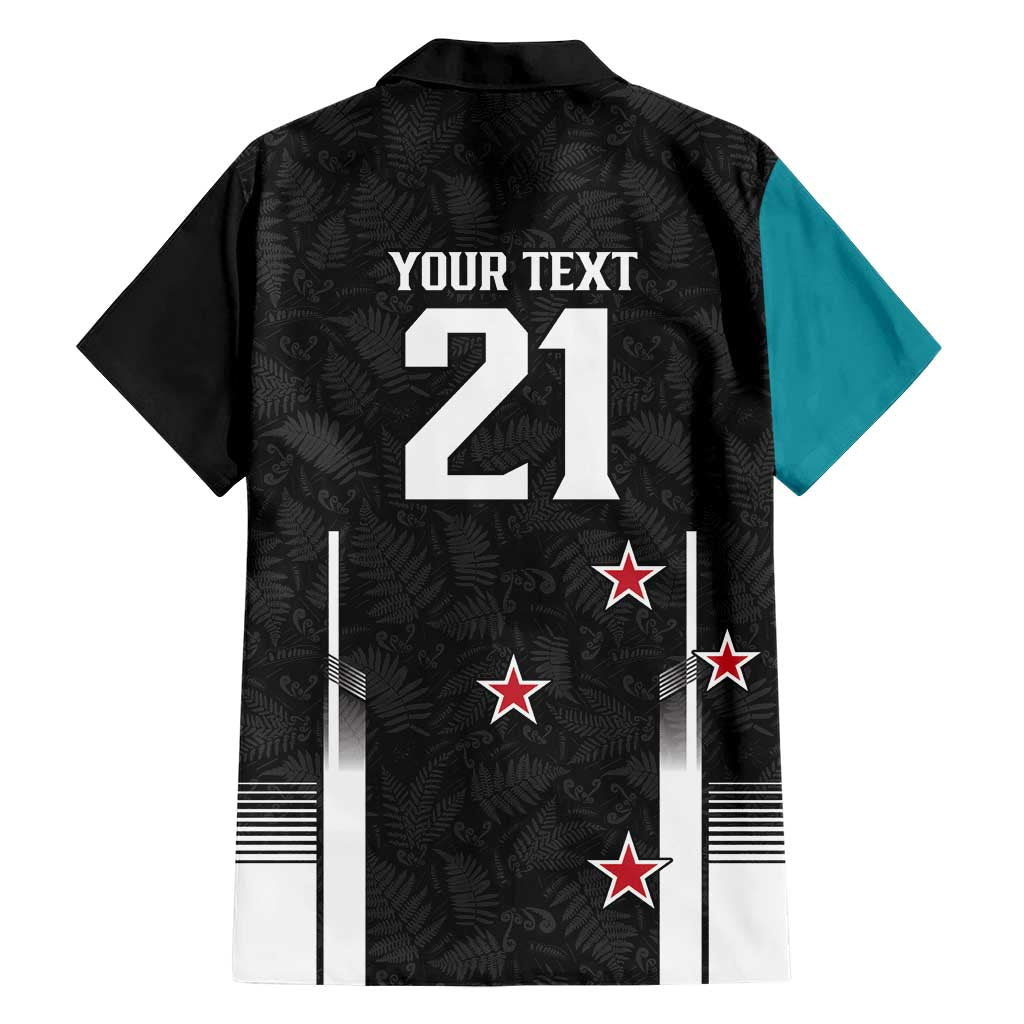 Custom NZ Cricket Pride Hawaiian Shirt Silver Fern Fan Supporter Apparel - Polynesian Pride