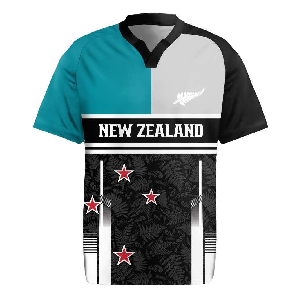 Custom NZ Cricket Pride Rugby Jersey Silver Fern Fan Supporter Apparel - Polynesian Pride