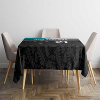 Custom NZ Cricket Pride Tablecloth Silver Fern Fan Supporter Apparel - Polynesian Pride