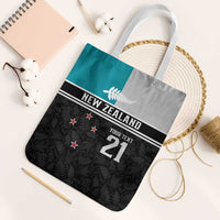 Custom NZ Cricket Pride Tote Bag Silver Fern Fan Supporter Apparel - Polynesian Pride