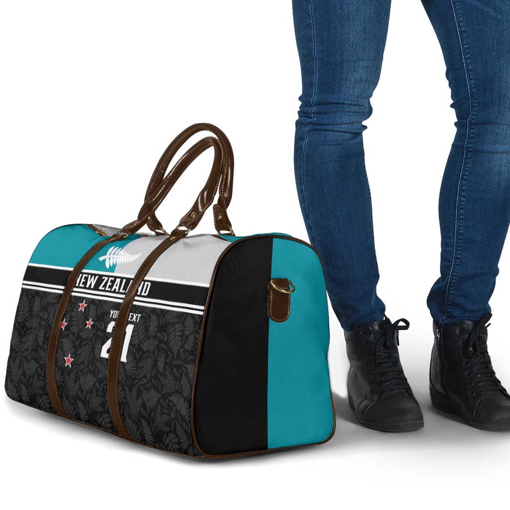 Custom NZ Cricket Pride Travel Bag Silver Fern Fan Supporter Apparel - Polynesian Pride