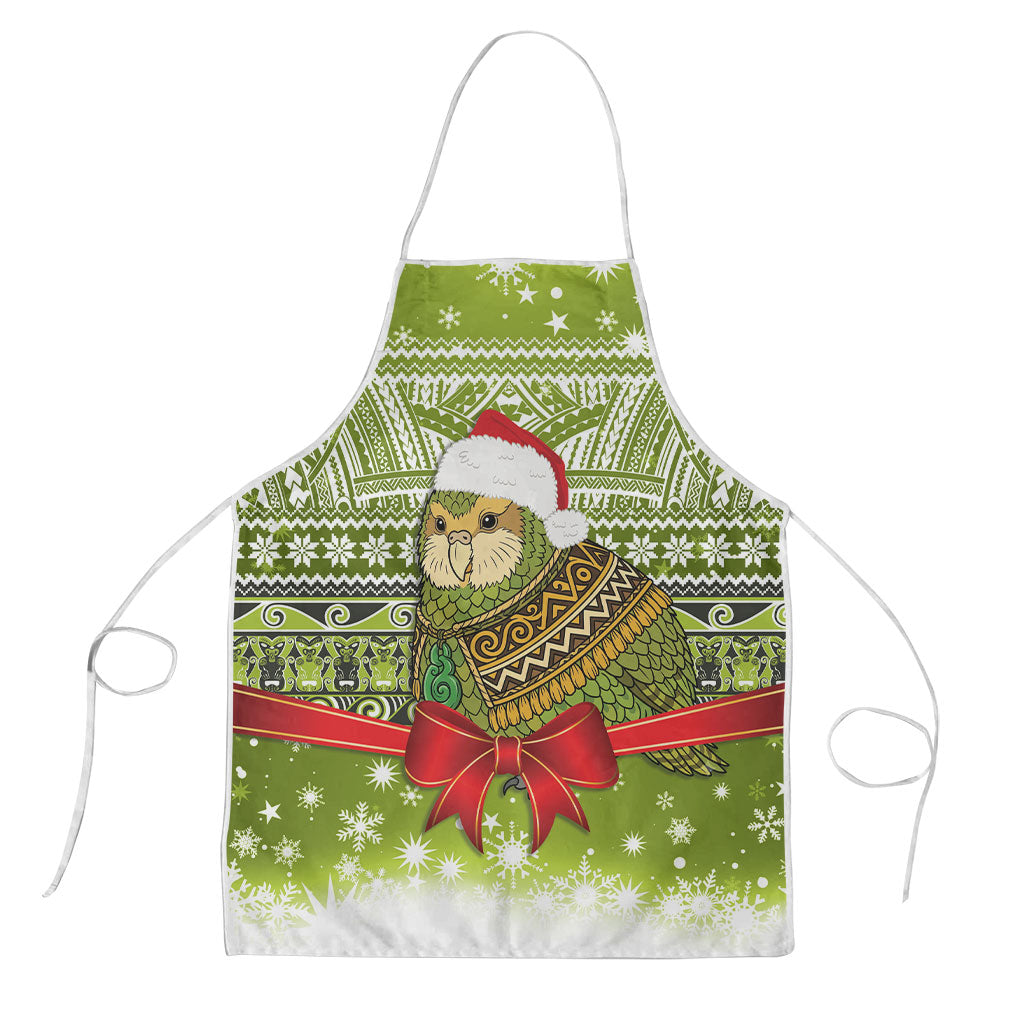 New Zealand Kakapo Christmas Apron Maori Inspired Knitted Patterns